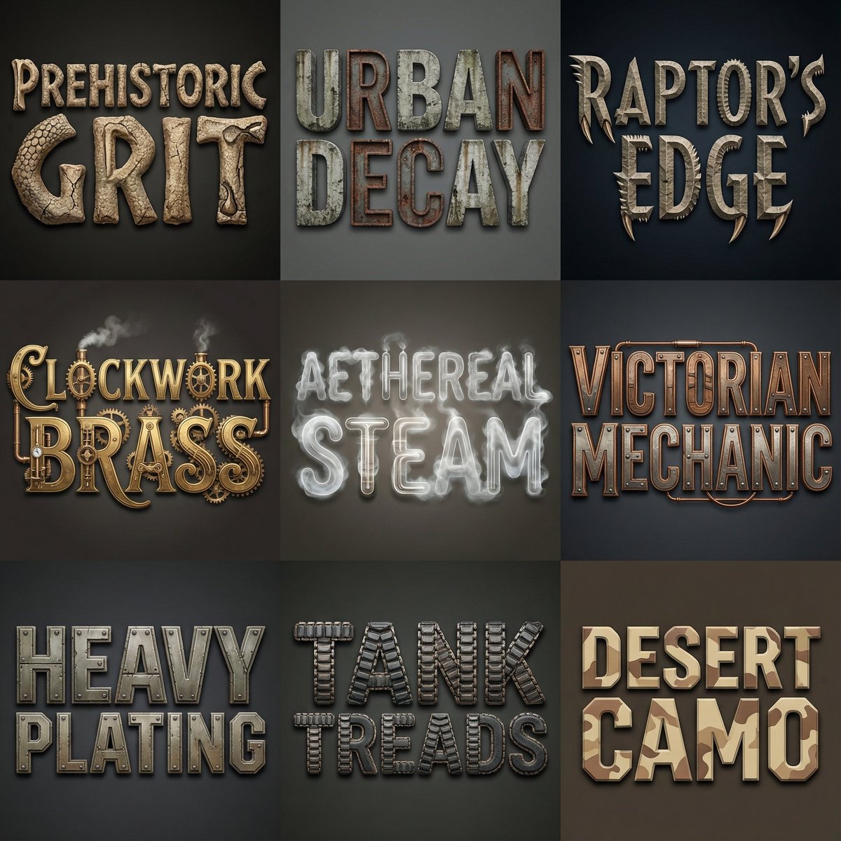 Font Generation Inspired by Uploaded Images — output 1