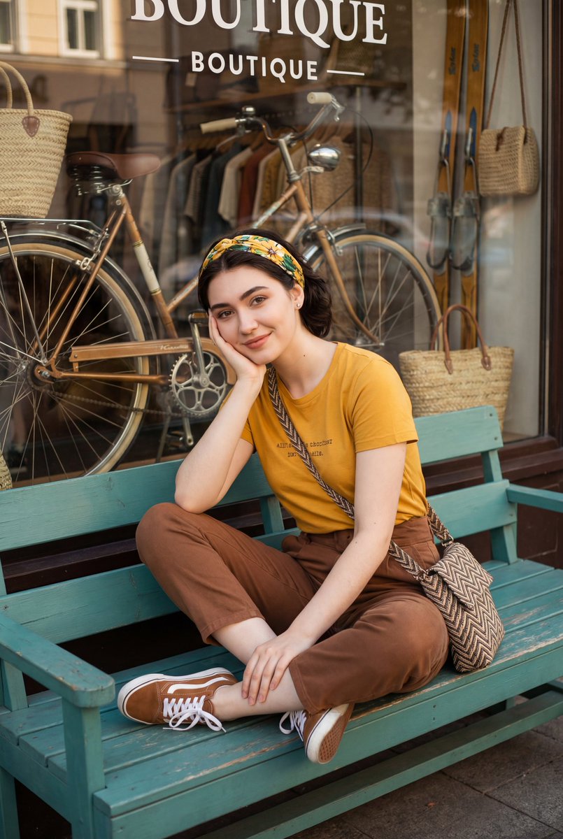 Retro Street Fashion Portrait — output 1