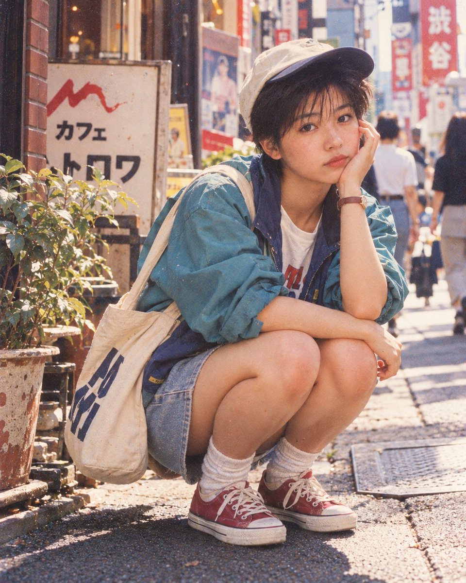 Social Media Post - Shibuya Street Style Portrait — output 1