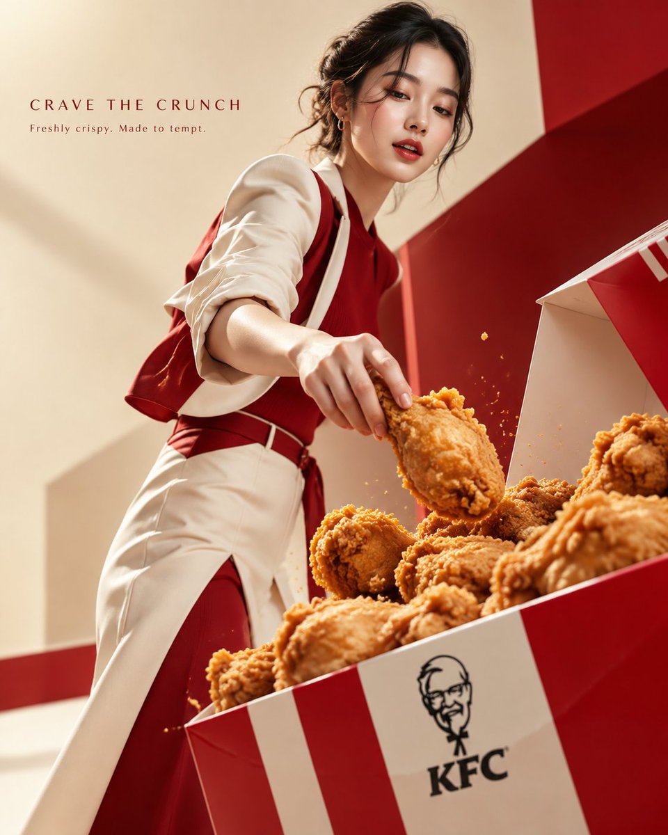 Product Marketing - Luxury KFC Fashion Ad — output 1