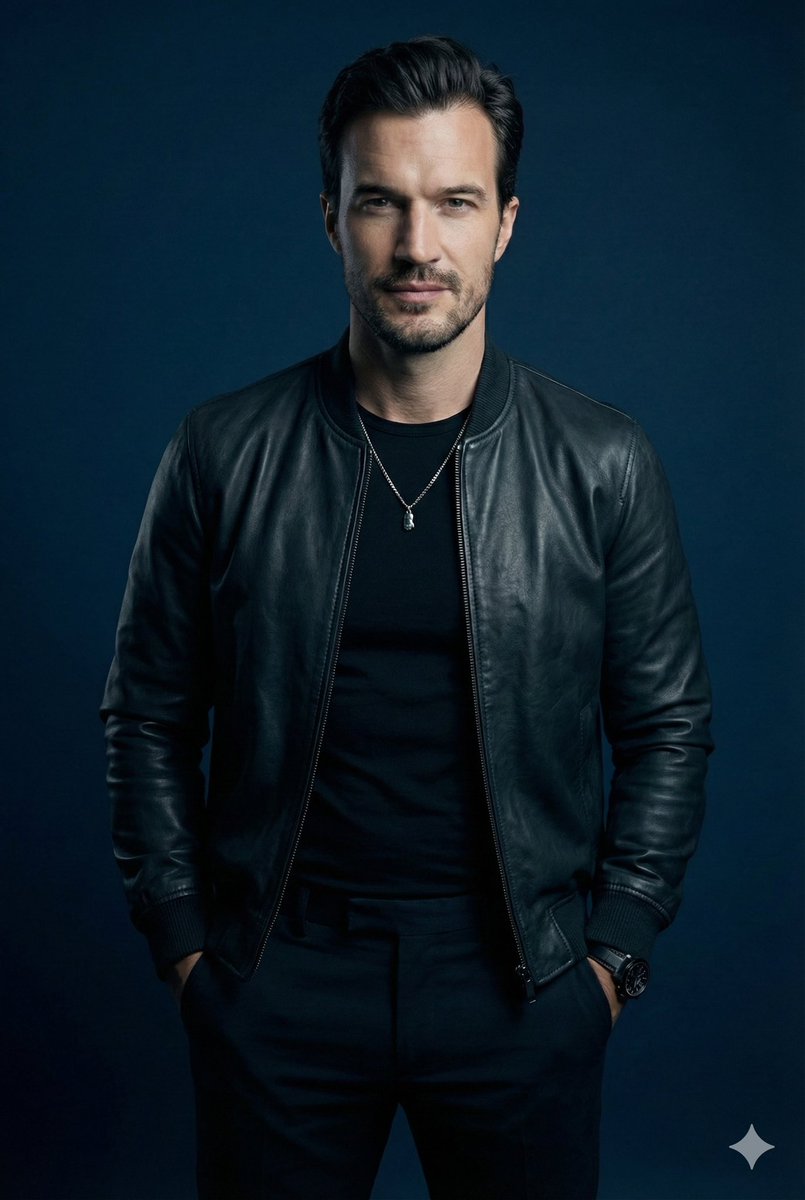 Profile / Avatar - Moody Cinematic Studio Portrait Prompt — output 1