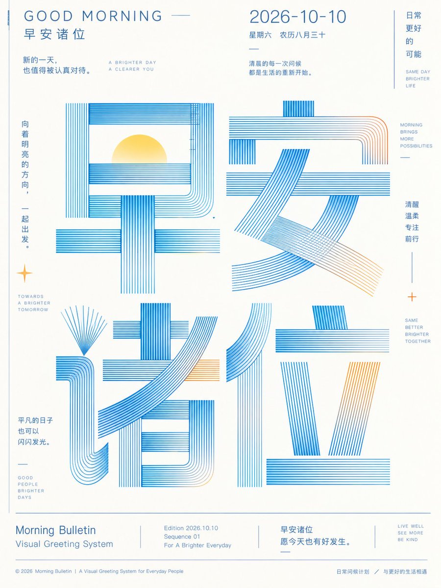 Social Media Post - Line Art Typography Poster — output 1