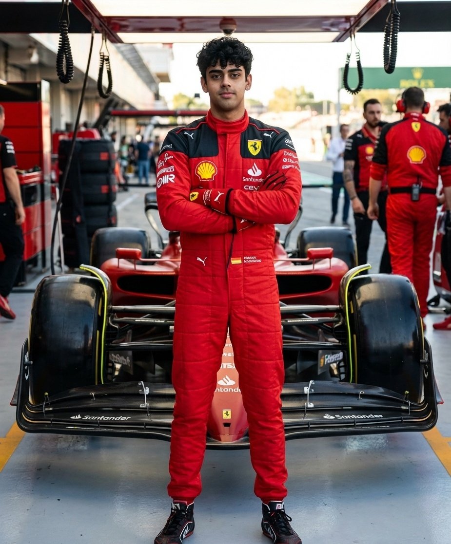 F1 Racing Portrait Prompt for Nano Banana Pro — output 1