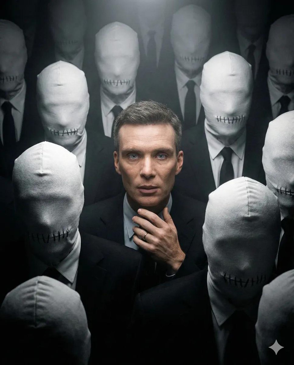 Social Media Post - Surreal Dystopian Conceptual Portrait Prompt (Facial Lock) — output 1