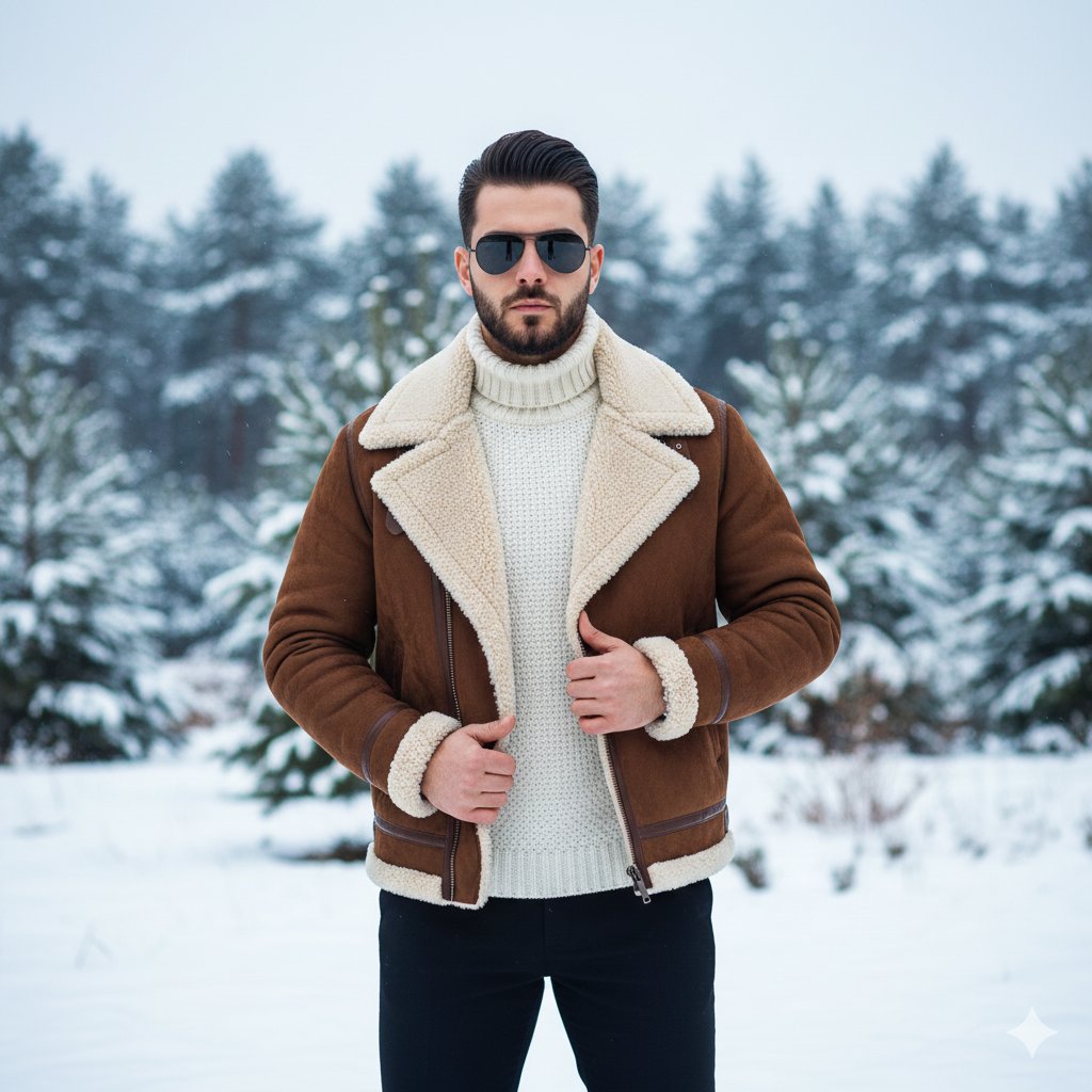 Luxury Winter Fashion Editorial Portrait Prompt — output 1