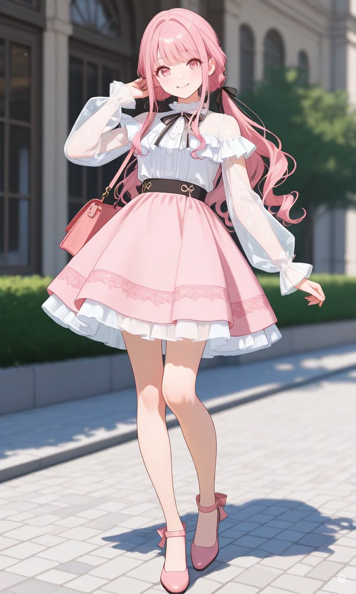 Cute Ribbon Coordinate Fashion Prompt โ output 1