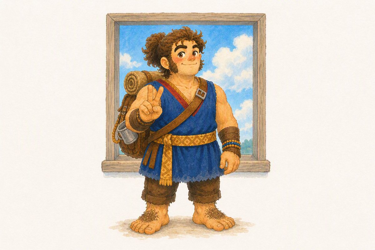 Comic / Storyboard - Watercolor Hobbit Adventurer — output 1