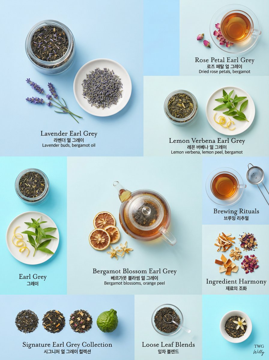 E-commerce Main Image - Luxury Earl Grey Tea Editorial Layout — output 1