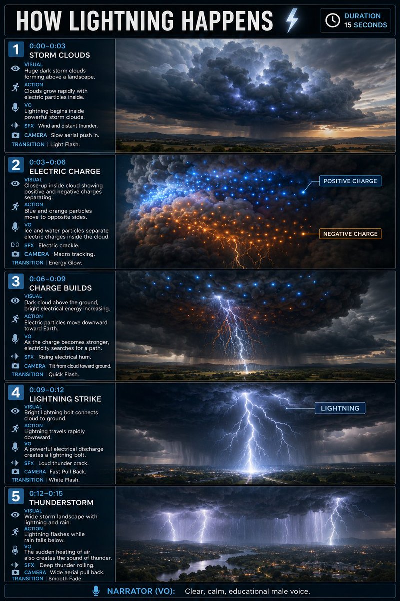 Infographic / Edu Visual - Educational Lightning Storyboard Infographic — output 1