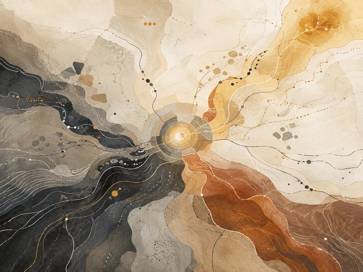 Infographic / Edu Visual - Abstract Topographic Energy Map — output 1