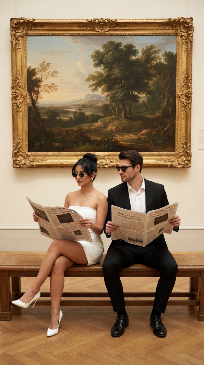 Social Media Post - Structured JSON Prompt for Luxury Couple Editorial Campaign — output 1