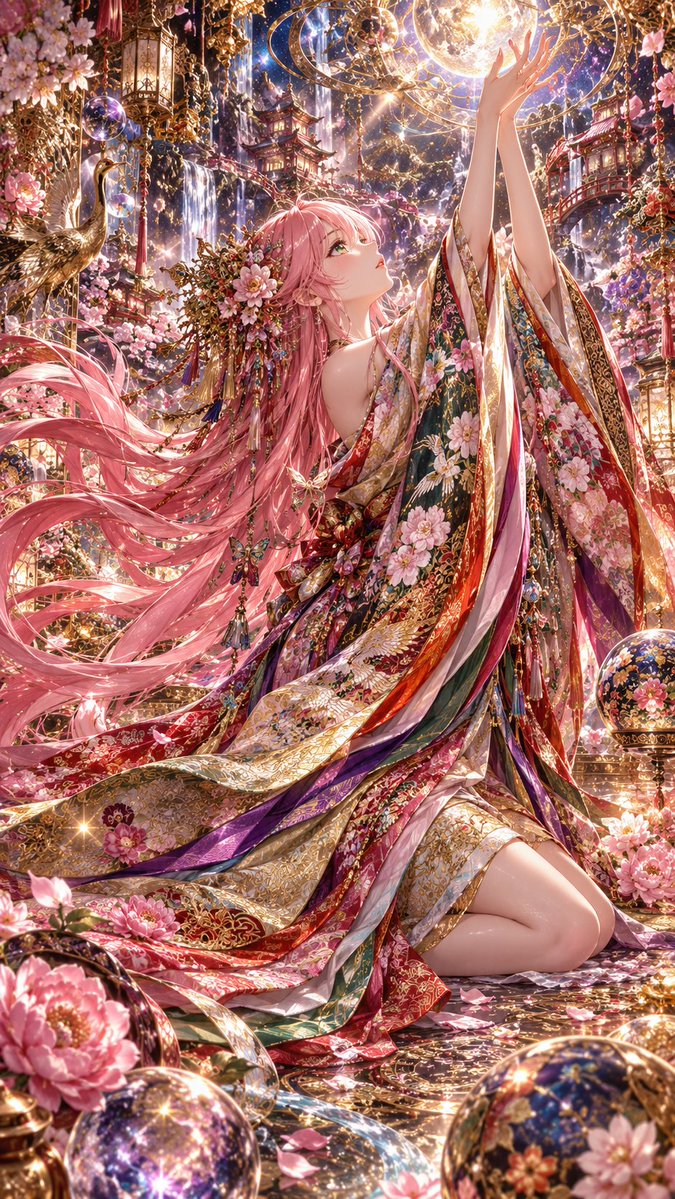 Comic / Storyboard - Celestial Sakura Kimono Maiden — output 1