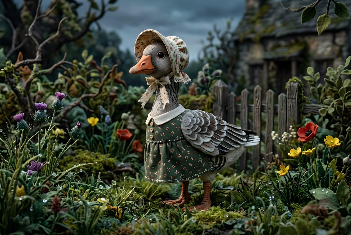 Comic / Storyboard - Whimsygoth Goose Illustration — output 1