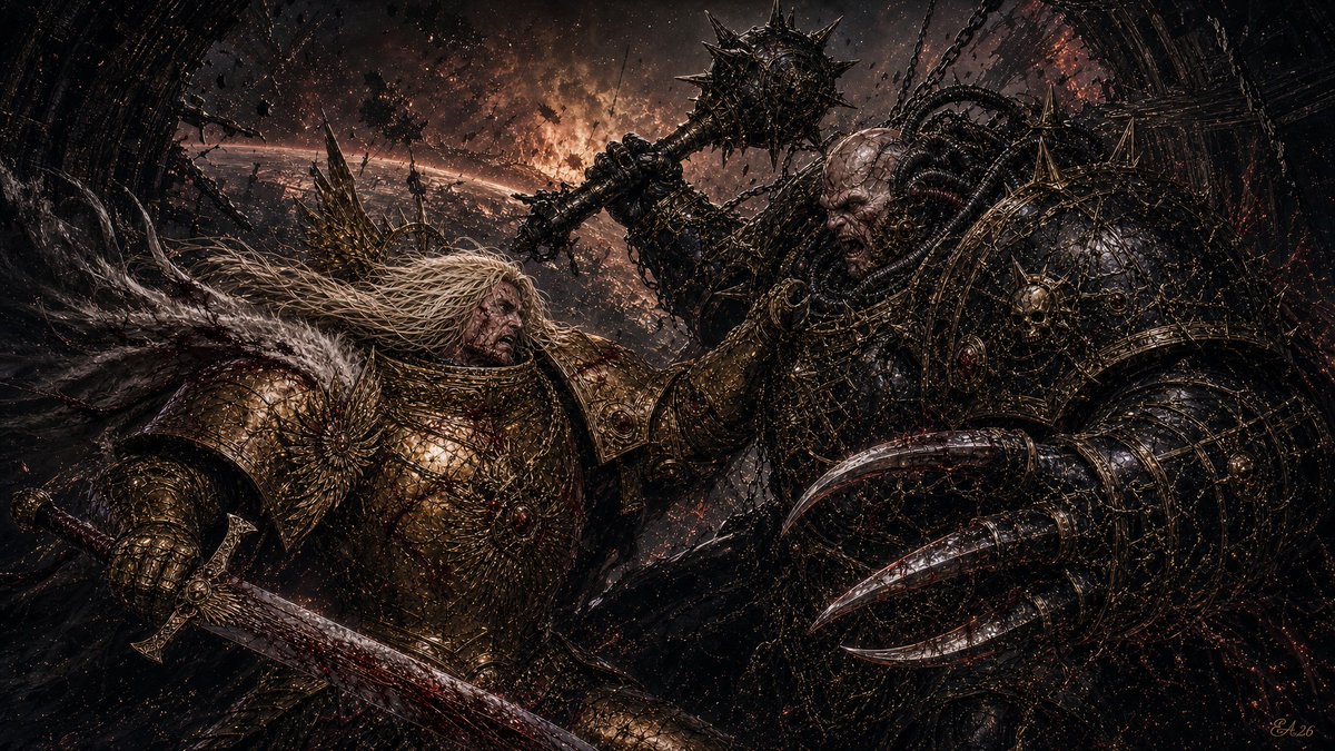 YouTube Thumbnail - Horus Heresy Final Duel — output 1