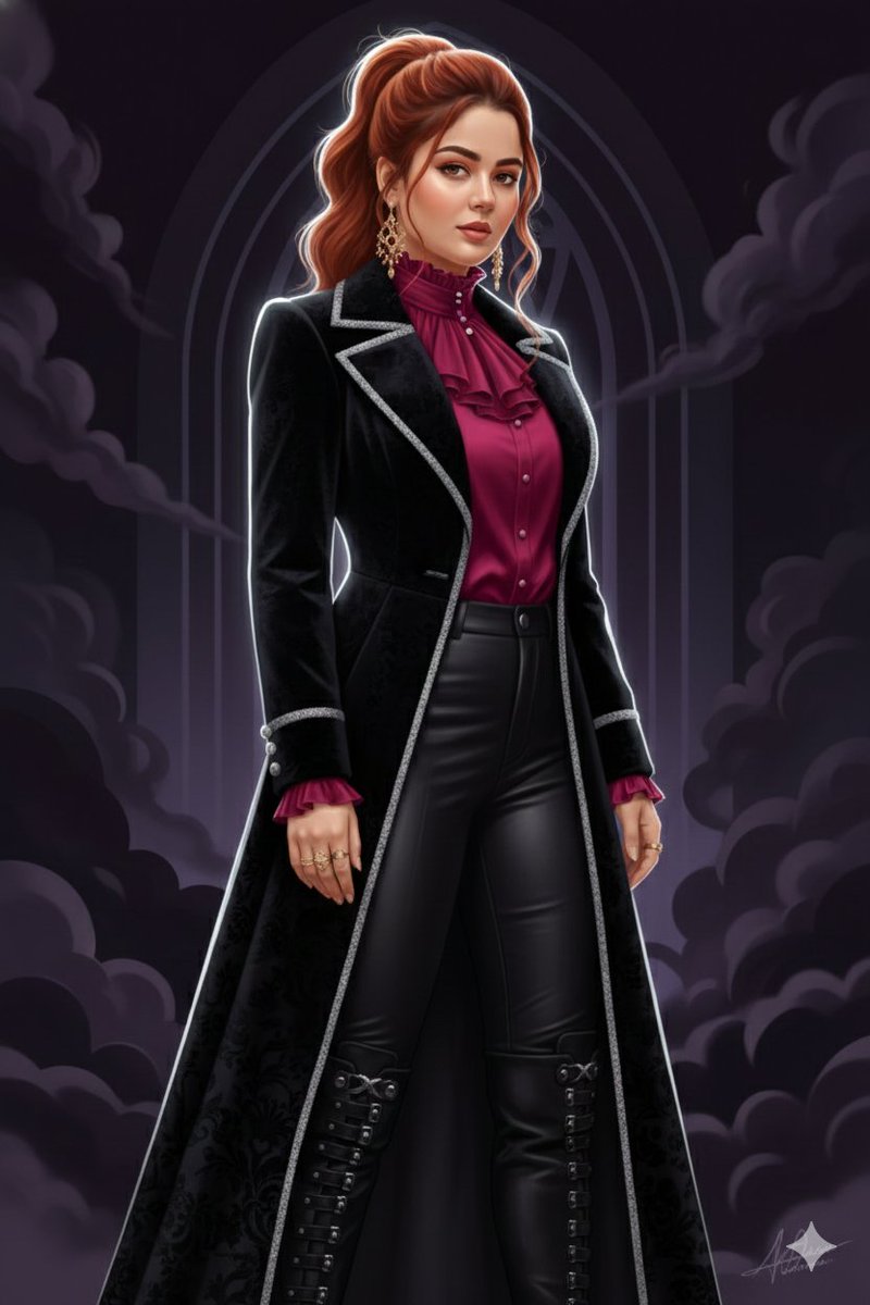 Dark Gothic Cinematic Illustration from Reference — output 1