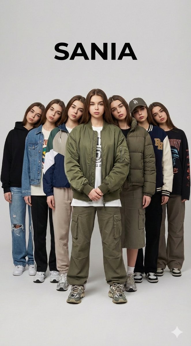 Surreal Multiplicity Fashion Editorial — output 1