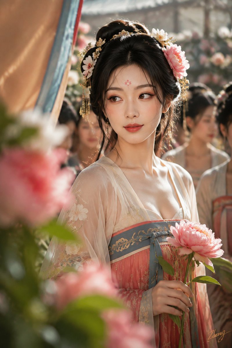 Social Media Post - Tang Dynasty Realistic Lifestyle Scene — output 1