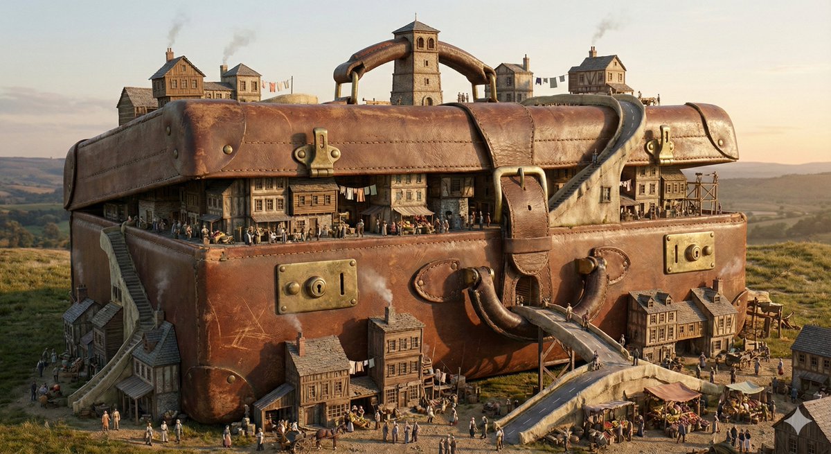 Everyday Object Reimagined as a City — output 1