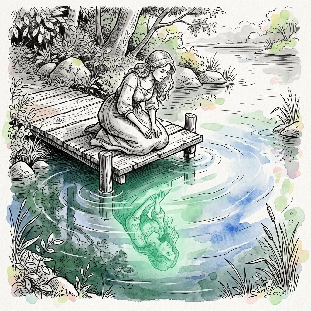 Comic / Storyboard - Isometric Zen Woman Line Art — output 1