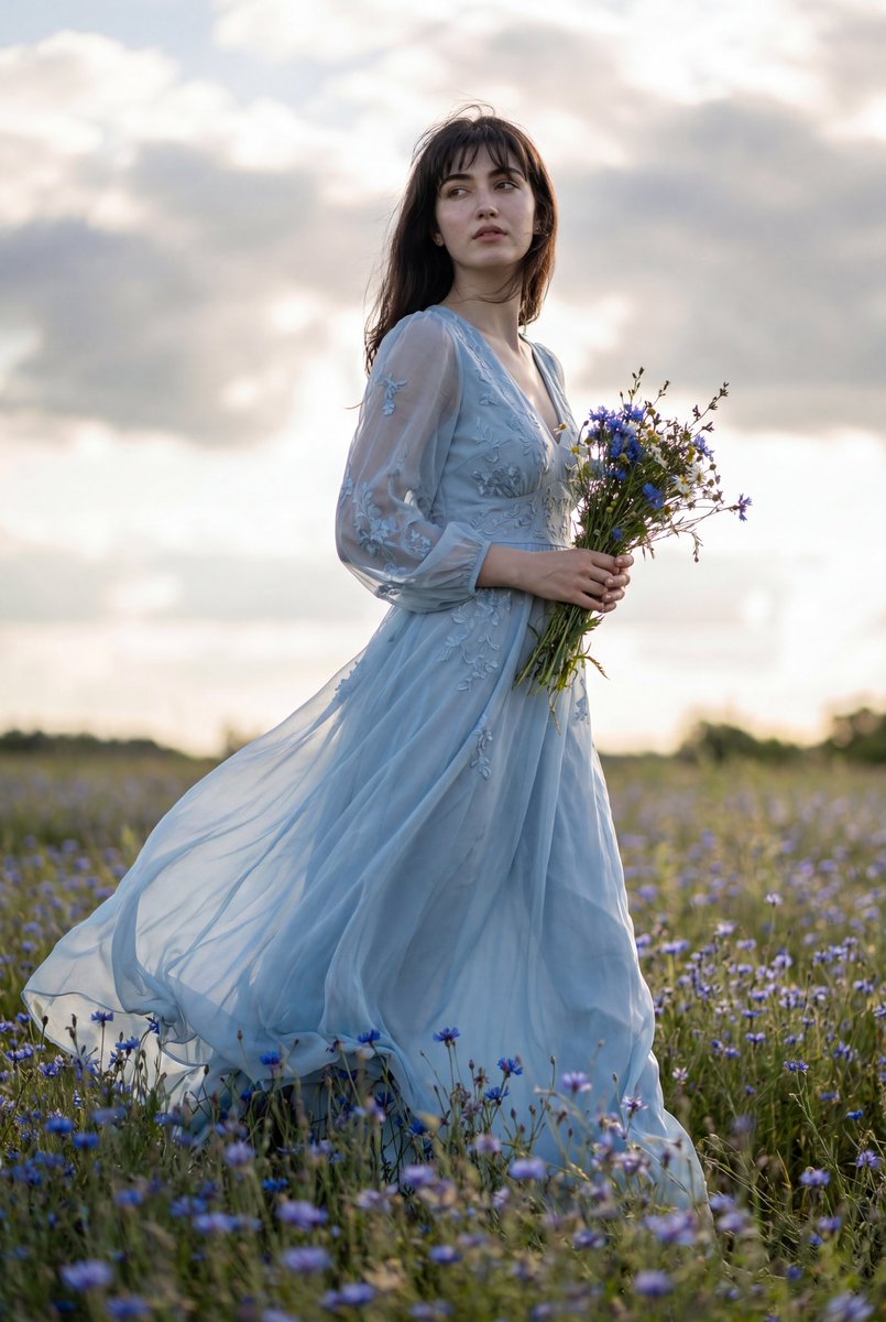 Product Marketing - Flowing Gown Wildflower Meadow — output 1