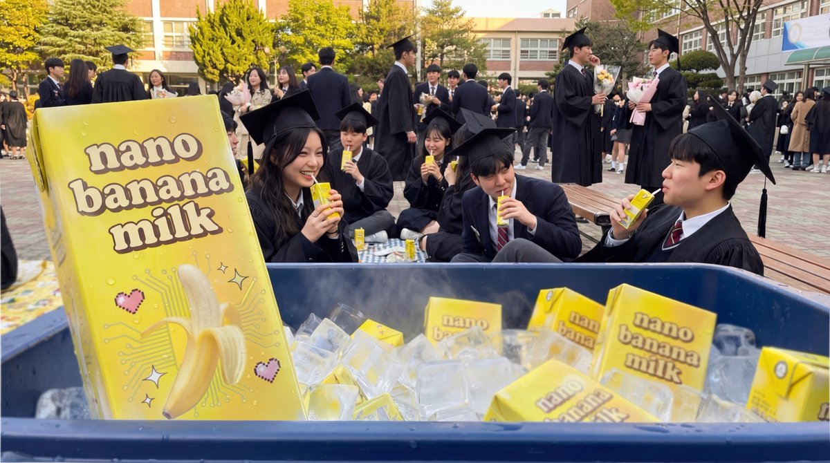 E-commerce Main Image - Product Photography of Nano Banana Milk Cooler — output 1
