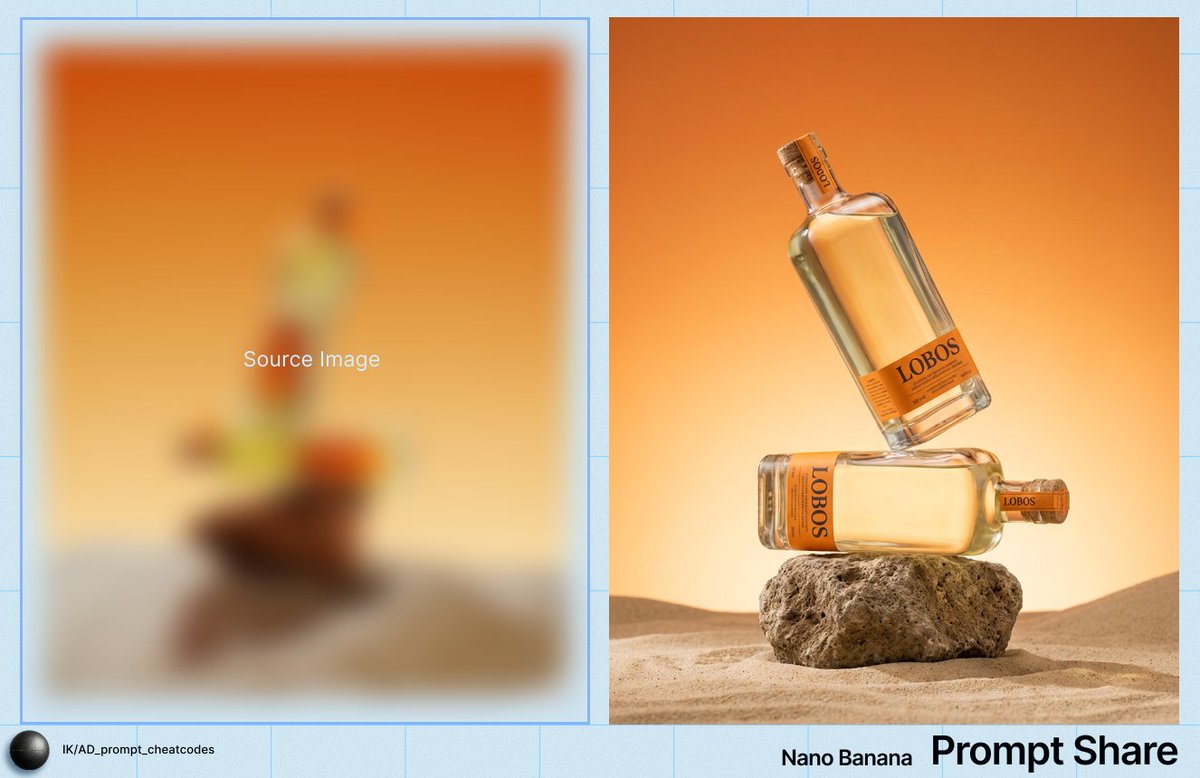 Product Marketing - Product Photography Prompt for Lobos Tequila Bottles — output 1