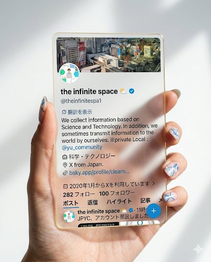 Profile / Avatar - Photorealistic Hand Holding Transparent Acrylic Profile Card — output 1