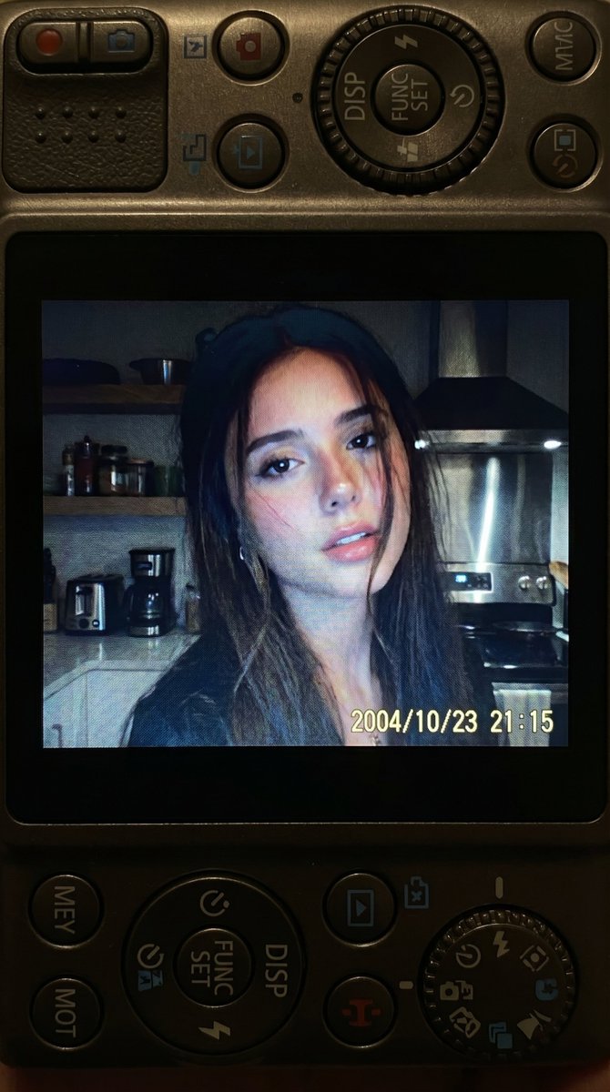 Profile / Avatar - Nostalgic 2000s Digital Camera Snapshot — output 1